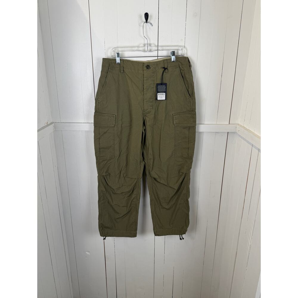 Buck Mason Green Nylon Pants Women’s Size 32 Venice Wash